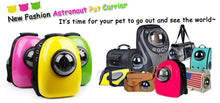 Space Capsule Astronaut Pet Backpack with Bubble Window