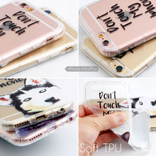 Funny Dog / Cat / Unicorn TPU Phone Case for iphone 5s 5 SE 6 6s 6plus 7 7plus