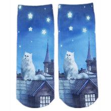 Cat Short Ankle Socks (1 Pair)