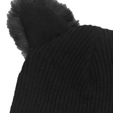 Cat Ear Crochet Braided Knitted Ski Fur Cap