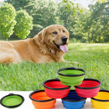 Collapsible Pet Travel Bowl Foldable Dog Compact Feeding Dish Cat Silicone Lightweight Bowl