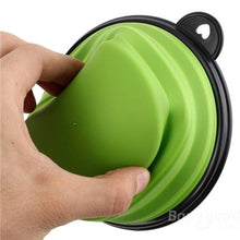 Collapsible Pet Travel Bowl Foldable Dog Compact Feeding Dish Cat Silicone Lightweight Bowl