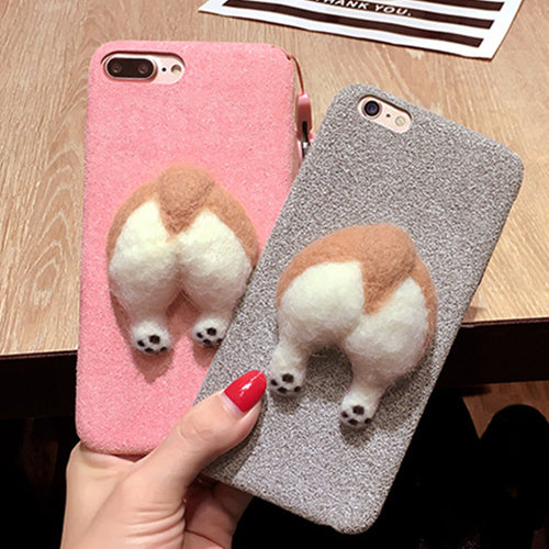Corgi Cute Dog Butt Case for apple iphone 6 6s plus 5.5  iPhone 7 7Plus