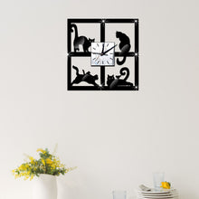 Cats in the Window Decorative Quartz Clock