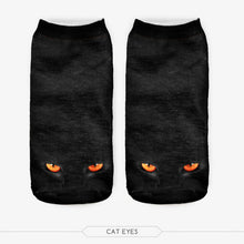Cat Print Ankle Socks (1 Pair)