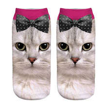 Cat Print Ankle Socks (1 Pair)