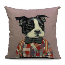 Silly Cat Decorative Cotton / Linen Pillowcase 18x18 inches