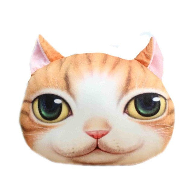 3D Cat Cushion Cover