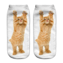 Cat Print Ankle Socks (1 Pair)