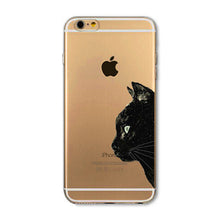 Soft Slim TPU Transparent Cute Animal - Cat / Hamster / Panda / Rabbit Phone Case Cover for iphone 6 6S 4.7"