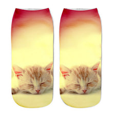 Cat Short Ankle Socks (1 Pair)