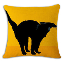 Cat Square Decorative Cotton / Linen Pillowcase 18x18 inches