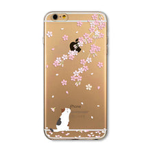 Soft Slim TPU Transparent Cute Animal - Cat / Hamster / Panda / Rabbit Phone Case Cover for iphone 6 6S 4.7"