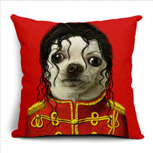 Silly Cat Decorative Cotton / Linen Pillowcase 18x18 inches