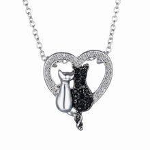 Assorted Cat Heart Necklaces Pendants