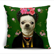 Silly Cat Decorative Cotton / Linen Pillowcase 18x18 inches