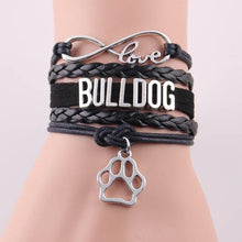 Infinity Love Bulldog Bracelet