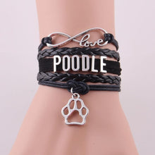 Infinity Love Poodle Bracelet