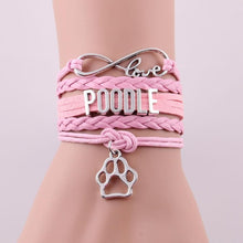Infinity Love Poodle Bracelet