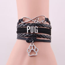 Infinity Love PUG Bracelet