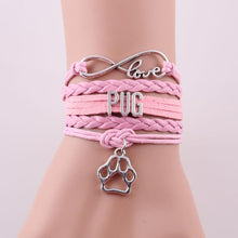 Infinity Love PUG Bracelet