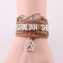 Infinity Love AUSTRALIAN SHEPHERD Bracelet