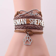 Infinity Love GERMAN SHEPHERD Bracelets