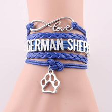 Infinity Love GERMAN SHEPHERD Bracelets