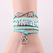 Infinity Love SCHNAUZER Bracelet