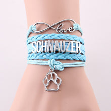 Infinity Love SCHNAUZER Bracelet