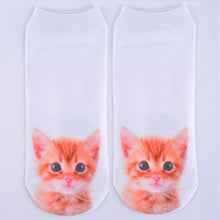 Cat Short Ankle Socks (1 Pair)