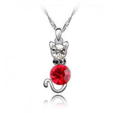 Austria Crystal Cat Necklace