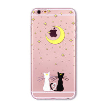 Soft Slim TPU Transparent Cute Animal - Cat / Hamster / Panda / Rabbit Phone Case Cover for iphone 6 6S 4.7"