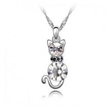 Austria Crystal Cat Necklace