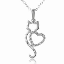 Assorted Cat Heart Necklaces Pendants