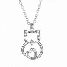 Assorted Cat Heart Necklaces Pendants