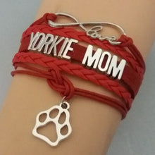 Infinity Love YORKIE MOM Bracelet