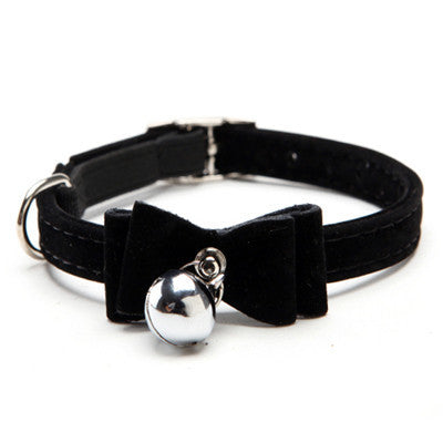 Safety Elastic Bowtie with Bell Small Cat Collar