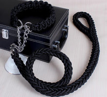 High Quality Color Collar Braided Rope Dog Leashes Pet