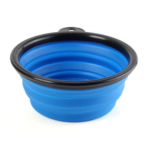 Collapsible Pet Travel Bowl Foldable Dog Compact Feeding Dish Cat Silicone Lightweight Bowl
