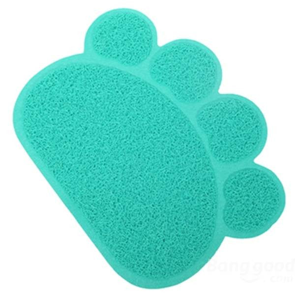 Pet Dog Puppy PVC Cat Dish Bowl Feeding Food Placemat Mat Wipe Clean