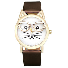 Nerdy Cat Quartz Wrist Watch