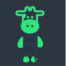 Super Bright Home Decoration Luminous DIY Funny Cute Cat Switch Sticker Glow in the Dark Living Room Fluorescent Sticker poster