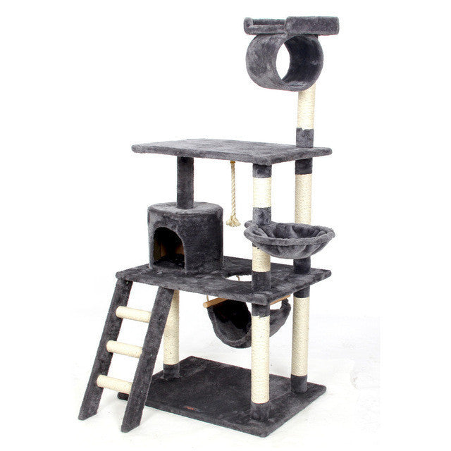 Solid Wood Cat Climbing Frame Free Shipping)