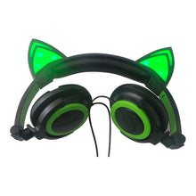 Hot Cat Ear Foldable Flashing Headphones