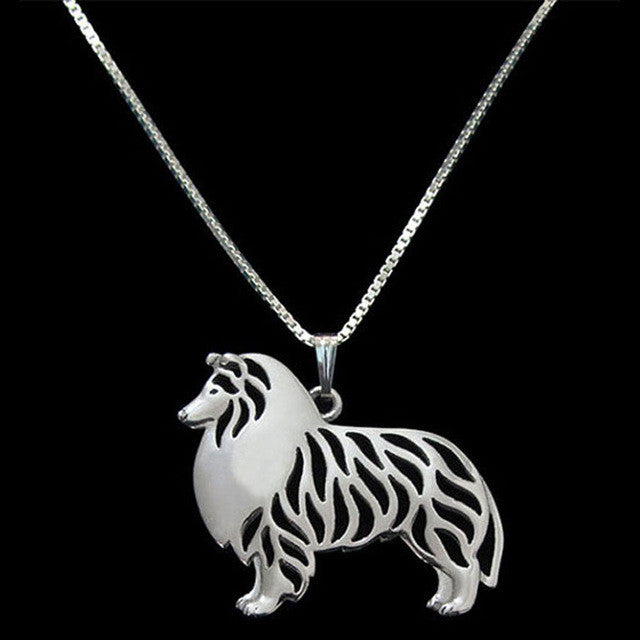 Gold / Silver Plated Dog Pendant Necklaces
