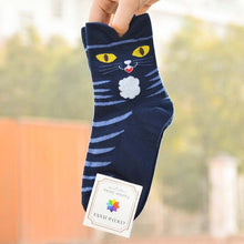 Cartoon Cat Socks (1 pair)