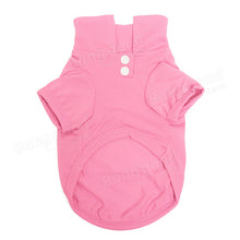 Pet Dog Collar Puppy Polo T-Shirt Clothes Outfit Apparel Coat Cotton