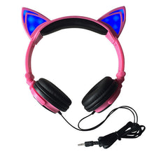 Hot Cat Ear Foldable Flashing Headphones