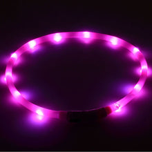 Luminous Led Light Outdoor Dog Collar with USB Charging